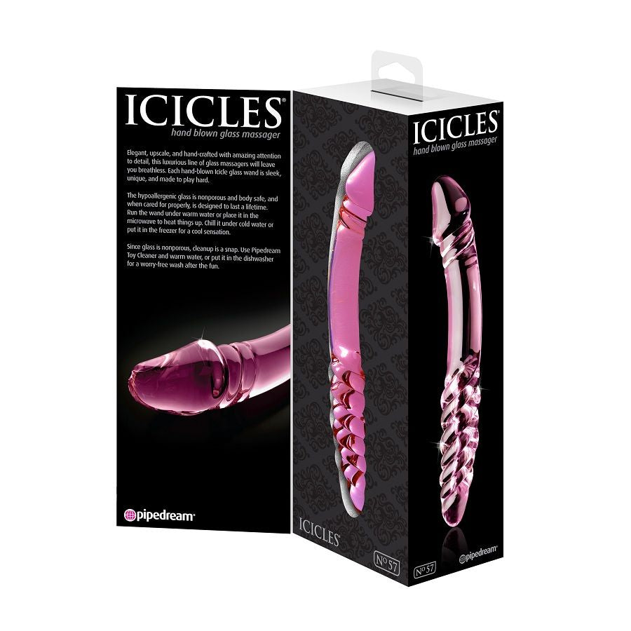 ICICLES NUMBER 57 HAND BLOWN  MASSAGER