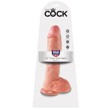 KING COCK 10" COCK WITH BALLS  26.5 CM