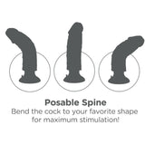 KING COCK 23 CM VIBRATING COCK WITH BALLS
