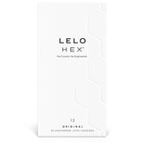 LELO HEX CONDOMS ORIGINAL 12 PACK