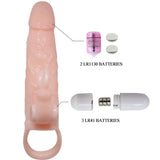 BRAVE MAN PENIS COVER WITH RABBIT AND DOUBLE ENGINE 16.5 CM