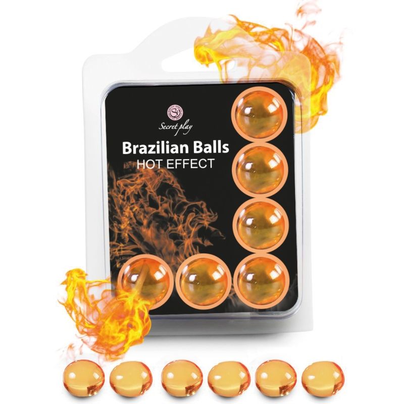 SECRETPLAY SET 6 BRAZILIAN BALLS  EFFECT