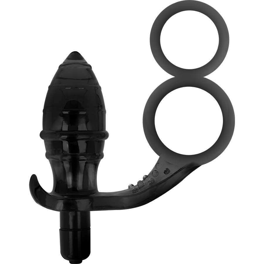 ADDICTED TOYS BUTT PLUG, COCK RING AND BALL-STRAP