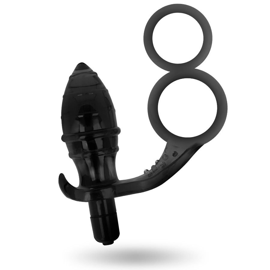 ADDICTED TOYS BUTT PLUG, COCK RING AND BALL-STRAP
