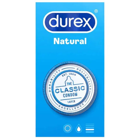 DUREX NATURAL CLASSIC 6 UNITS