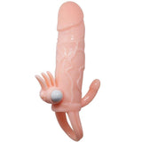 <sale Value="0" /> - BRAVE MAN PENIS COVER WITH CLIT AND ANAL STIMULATION 16.5 CM