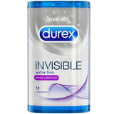 <sale Value="0" /> - DUREX INVISIBLE EXTRA LUBRICATED 12 UDS