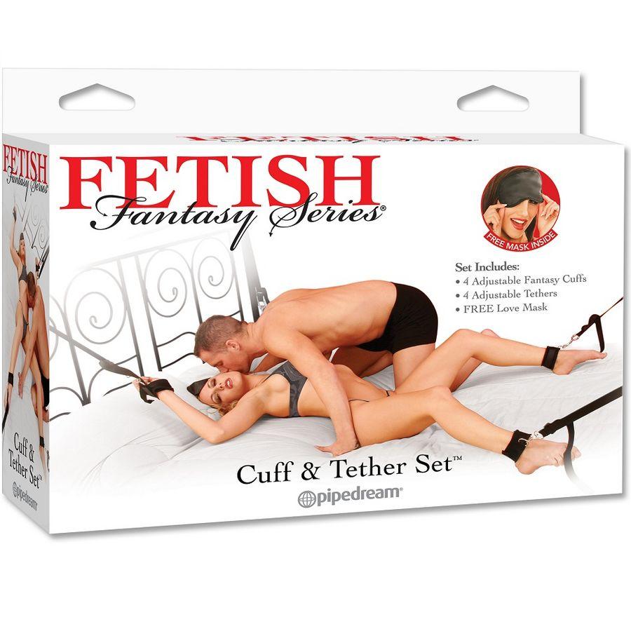 <sale Value="0" /> - FETISH FANTASY CUFF AND TETHER SET