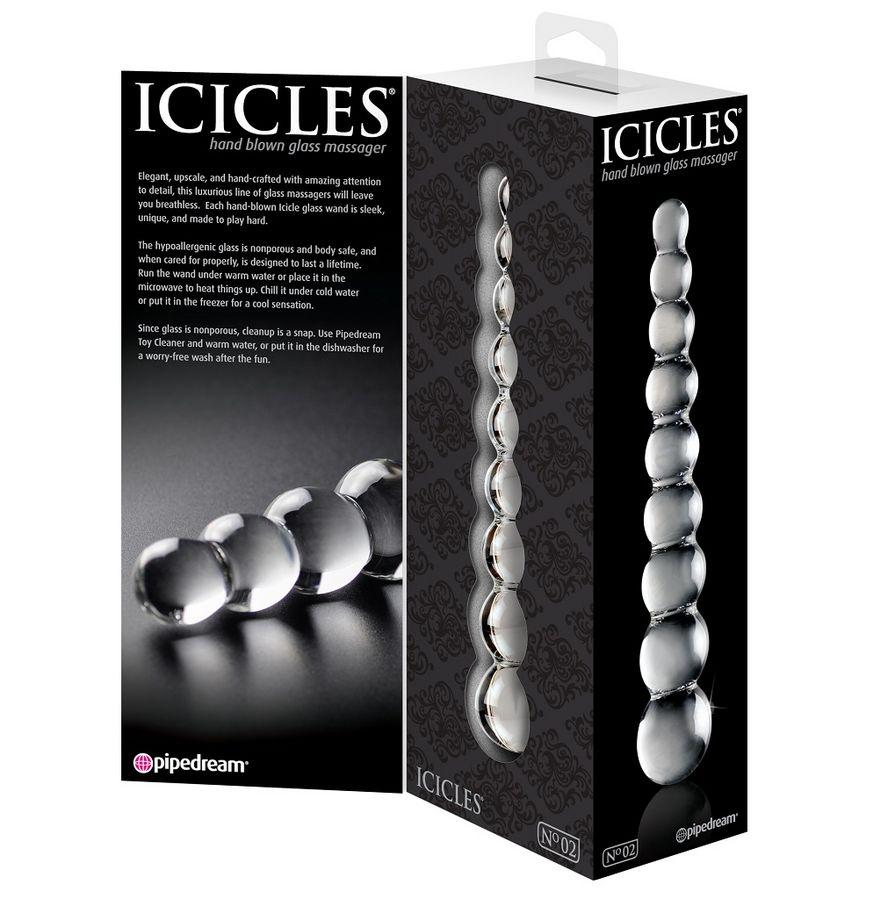 <sale Value="0" /> - ICICLES NUMBER 2 HAND BLOWN GLASS MASSAGER